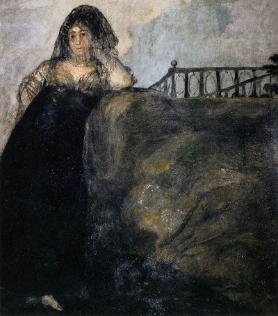 Manola door Francisco de Goya